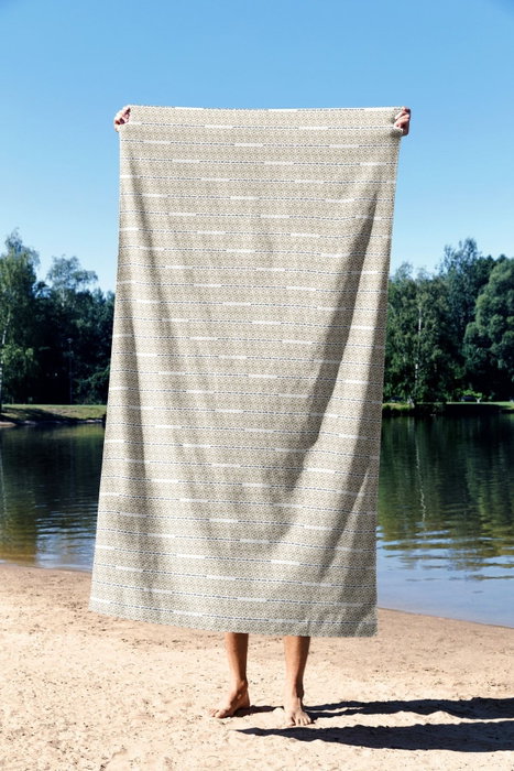 Mijölnir Toalla de Playa Multicolor Microfilamento Poliéster/Poliamida 70 x 130 cm Suave y Absorbente